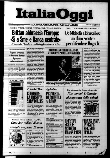 Italia oggi : quotidiano di economia finanza e politica